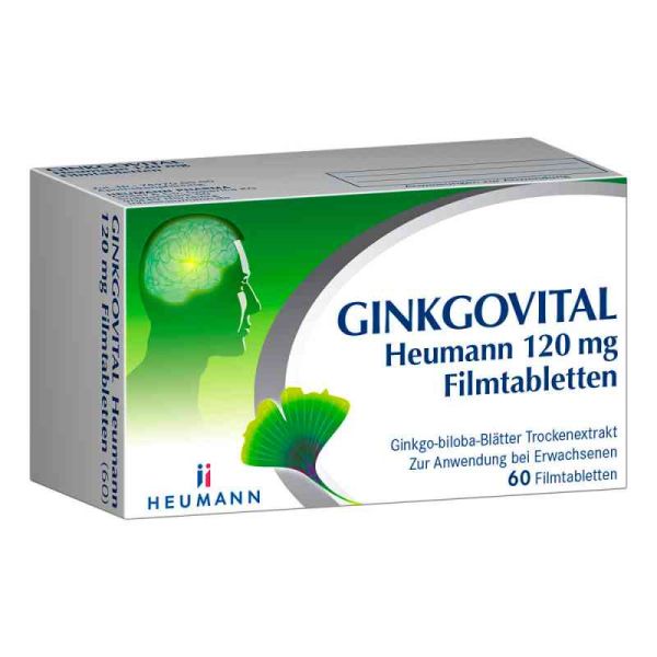 GINKGOVITAL Heumann 120mg (60 stk)