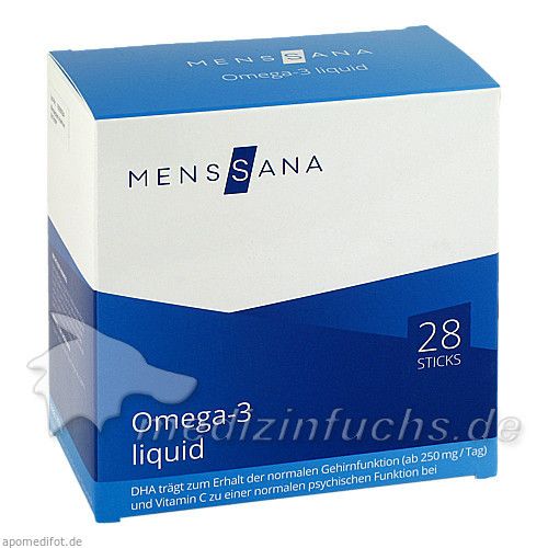 Omega-3 liquid MensSana Sticks, 28 ST