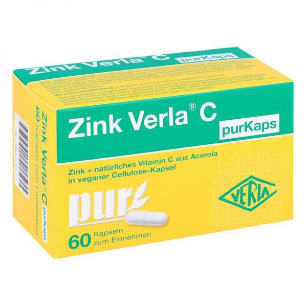 Zink Verla C purKaps (60 stk)