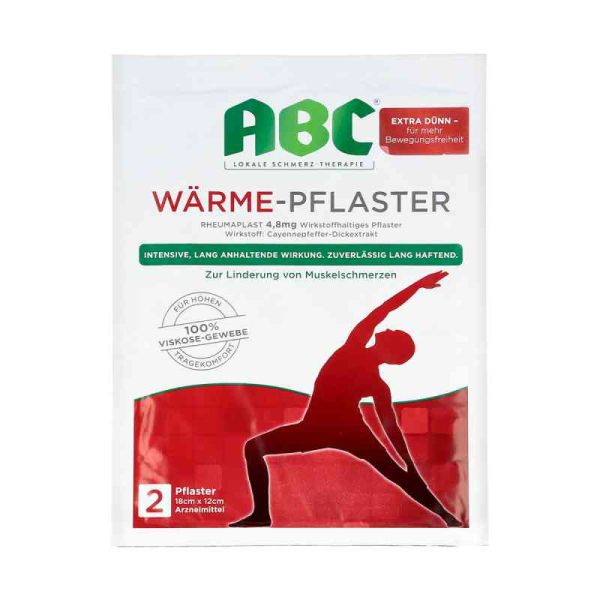 ABC Wärme-Pflaster Rheumaplast 4,8mg Hansaplast med (2 stk)