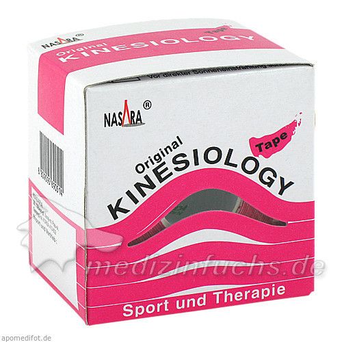 Nasara Kinesiotape 5cmx5m pink, 1 ST