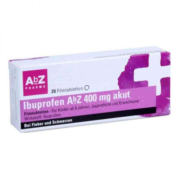 Ibuprofen AbZ 400mg akut (20 stk)