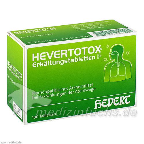 Hevertotox Erkältungstabletten P, 100 ST