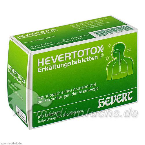 Hevertotox Erkältungstabletten P, 200 ST