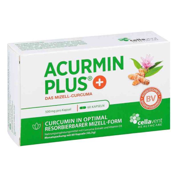 Acurmin Plus Das Mizell-curcuma Weichkapseln (60 stk)