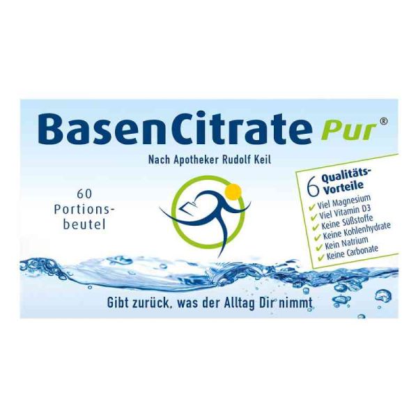 Basen Citrate Pur nach Apotheker Rudolf Keil Beutel (60X4.1 g)