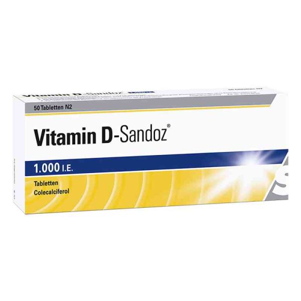 Vitamin D Sandoz 1.000 I.e. Tabletten (50 stk)