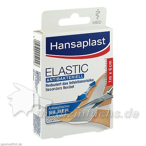 Hansaplast med Elastic 1mx6cm, 10 ST