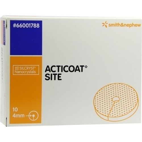 ACTICOAT SITE 2.5cm Scheibe mit 4mm Loch, 10 ST