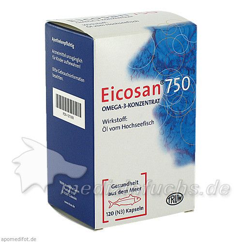 Eicosan 750 Omega-3-Konzentrat, 120 ST