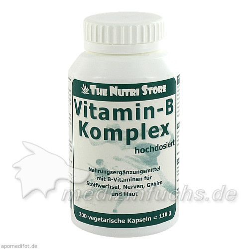 VITAMIN B Komplex hochdosiert Kapseln, 200 ST