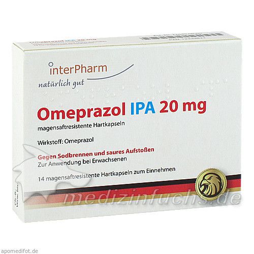 Omeprazol IPA 20mg, 14 ST