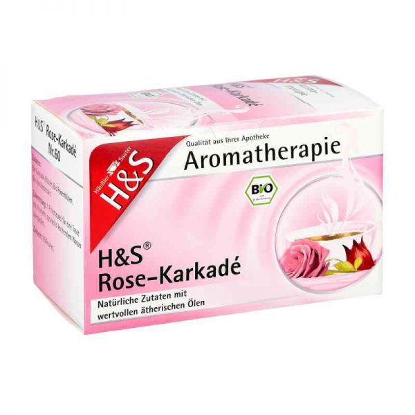 H&s Bio Rose-karkade Aromatherapie Filterbeutel (20 stk)