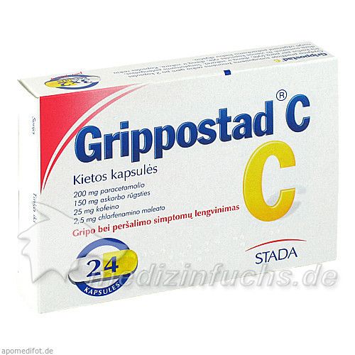 Grippostad C Kapseln, 24 ST