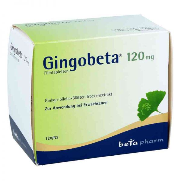 Gingobeta 120 mg Filmtabletten (120 stk)