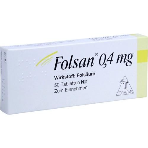 Folsan 0.4mg, 50 ST