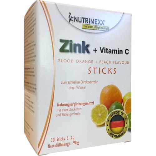 Nutrimexx - Zink + Vitamin C, 30 ST