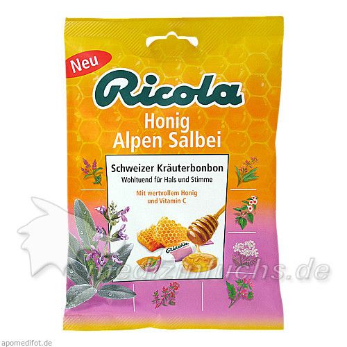 Ricola mZ Honig Alpen Salbei, 75 G