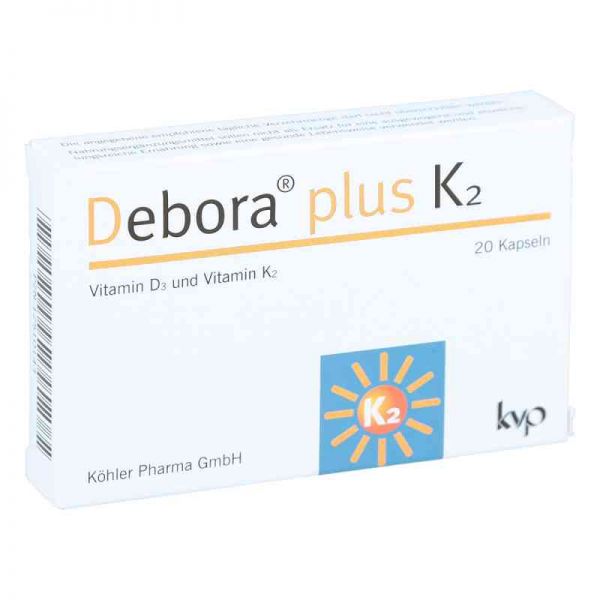 Debora plus K2 Kapseln (20 stk)