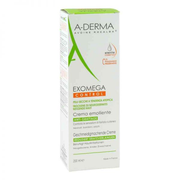 Aderma Exomega Control geschmeidigm.Creme steril (200 ml)