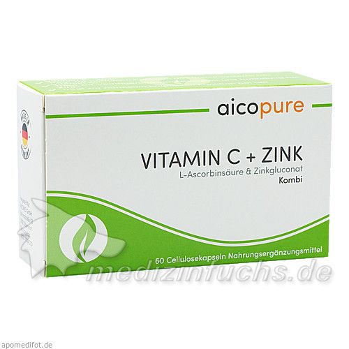 VITAMIN C + ZINK Kapseln, 60 ST