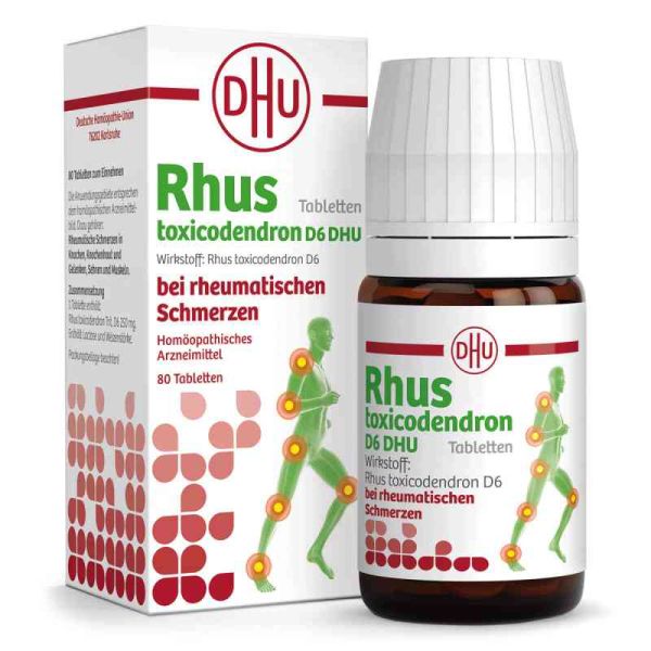 Rhus Tox. D6 Dhu bei rheumatischen Schmerzen Tabletten (80 stk)