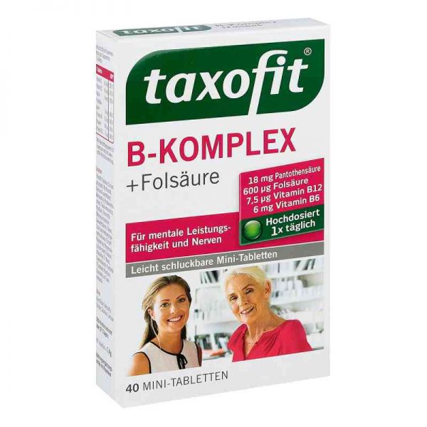 Taxofit B-komplex Tabletten (40 stk)