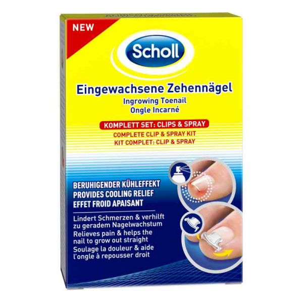 Scholl Eingewachsene Zehennägel Clips & Spray (1 stk)