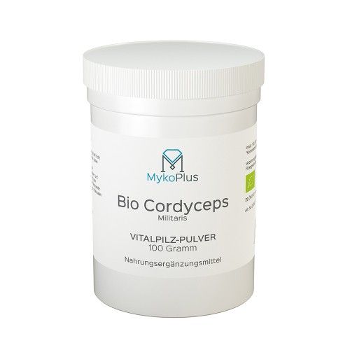 MykoPlus Bio Cordyceps Vitalpilz-Pulver, 100 G