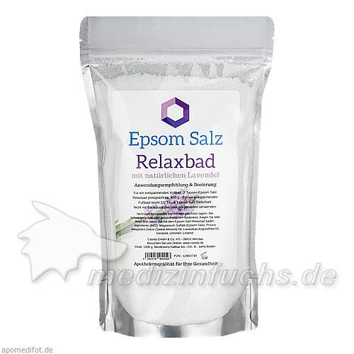 Epsom Salz Relaxbad mit Lavendel, 1 KG