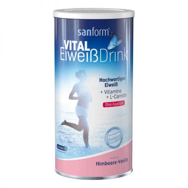 Sanform vital Eiweiss Drink Himbeere-vanille Pulve (420 g)