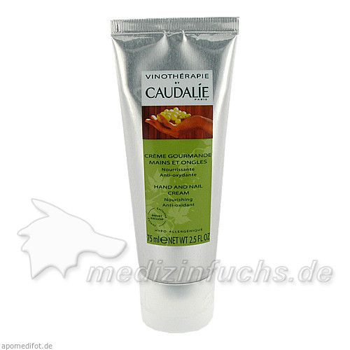 CAUDALIE CREME GOURNANDE MAINS ET ONGLES, 75 ML