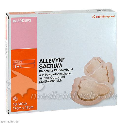 Allevyn Sacrum klein steriler Wundverband, 10 ST