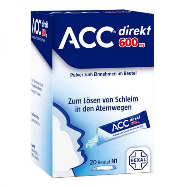 Acc direkt 600 mg Pulver zum Einnehmen im Beutel (20 stk)