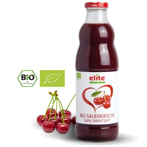 Sauerkirsche 100% BIO Direktsaft elite Naturel, 700 ML