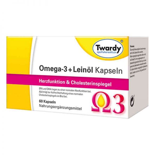 Omega-3+leinöl Kapseln (60 stk)