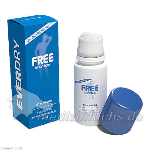 EVERDRY Free ohne Aluminiumsalze Roll-On, 50 ML