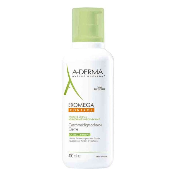 Aderma Exomega Control geschmeidigmachende Creme (400 ml)