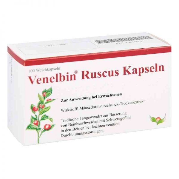 Venelbin Ruscus Kapseln (100 stk)