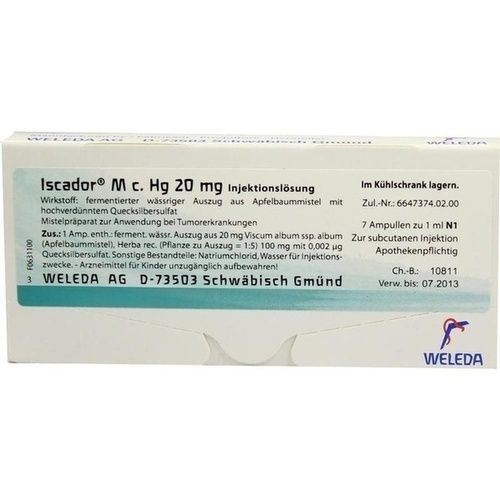 Iscador M c. Hg 20mg, 7X1 ML