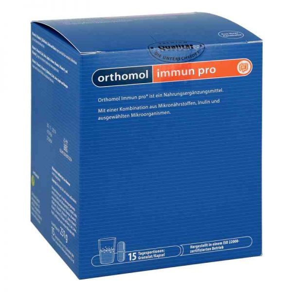 Orthomol Immun pro Granulat/kapsel (15 stk)