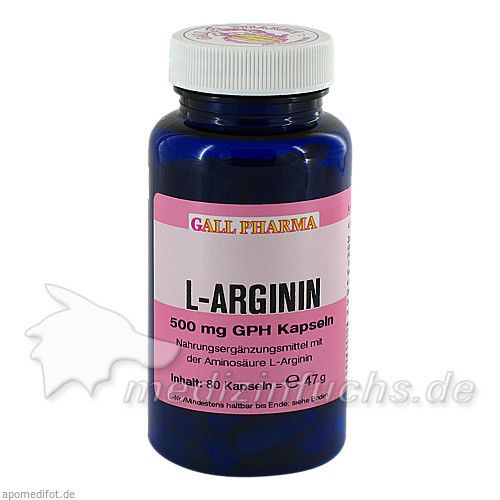 L-Arginin 500mg GPH Kapseln, 80 ST