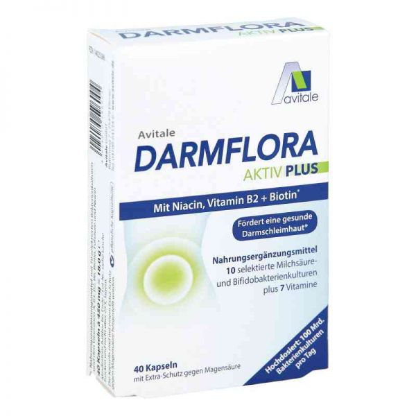 Darmflora Aktiv Plus 100 Mrd.bakterien+7 Vitamine (40 stk)