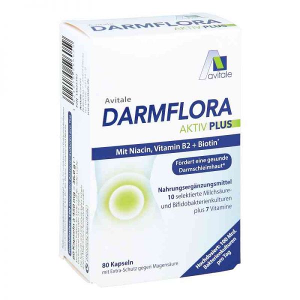 Darmflora Aktiv Plus 100 Mrd.bakterien+7 Vitamine (80 stk)