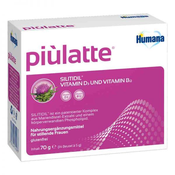 Piulatte Humana Portionsbeutel (14X5 g)