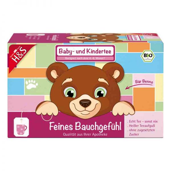 H&s Bio Baby- und Kindertee Feines Bauchgefühl Fbtl. (20 stk)