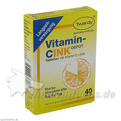 VITAMIN CINK Depot Tabletten, 40 ST