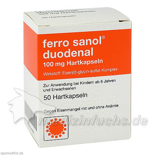 FERRO SANOL DUODENAL magens.res.Pellets in Kapseln, 50 ST