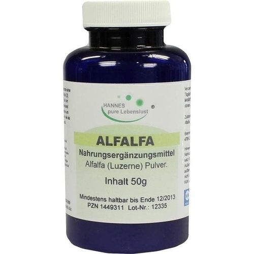 Alfalfa Pulver, 50 G