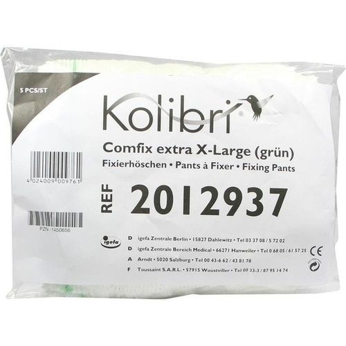 Kolibri comfix extra Xlarge/grün Fixierhose, 5 ST